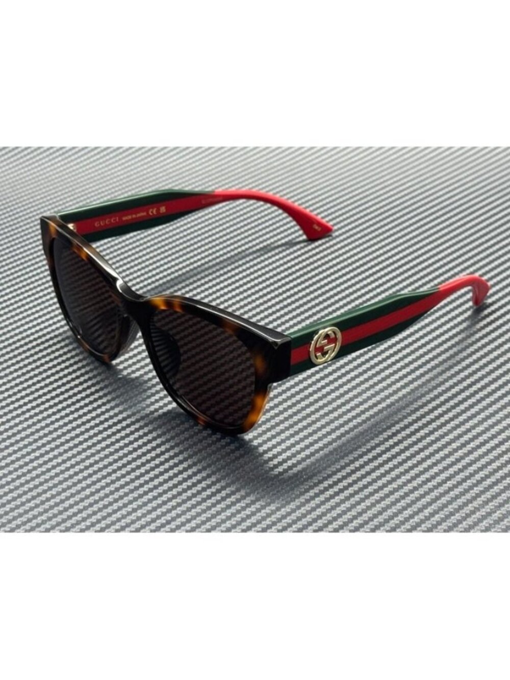 New Gucci Women Havana Sunglasses 56-19-145